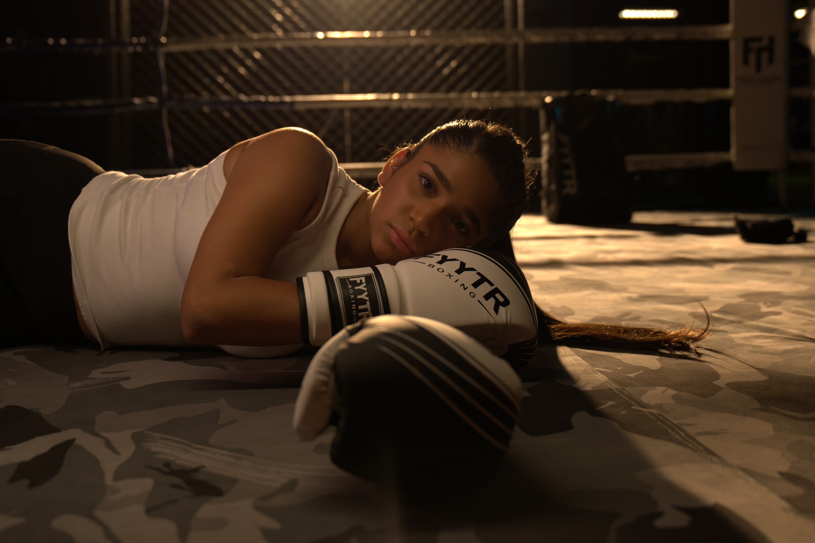 A training session in a UAE boxing gym