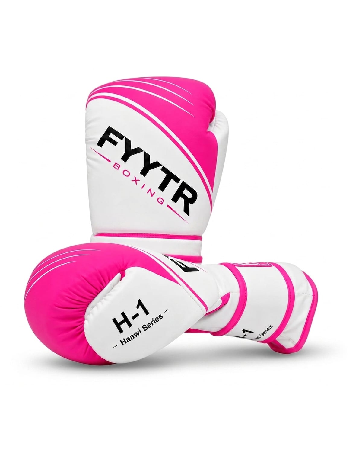 Haawi H-1 training gloves in pink and white