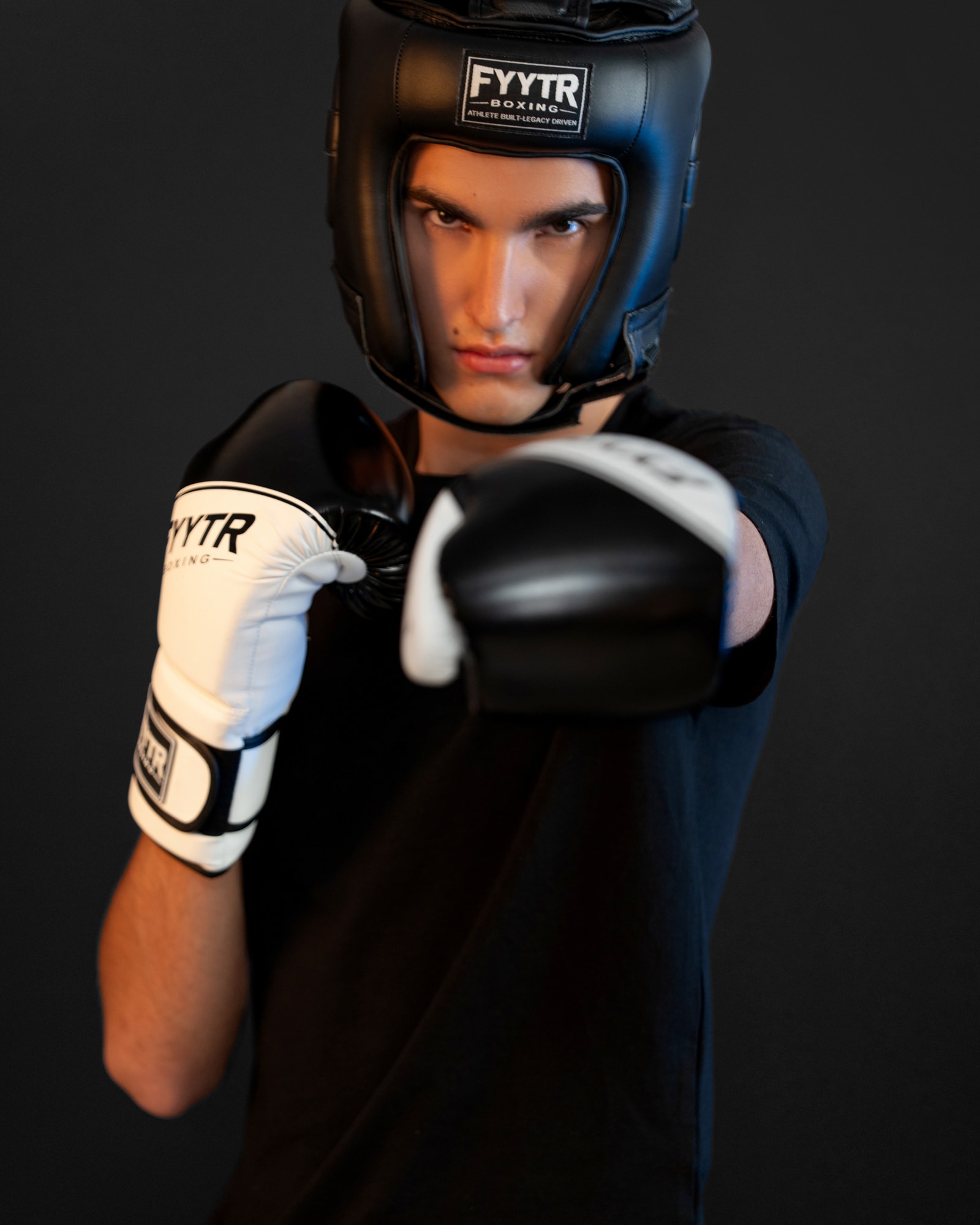 Mulakim M-1 Premium Leather Open Face Headguard