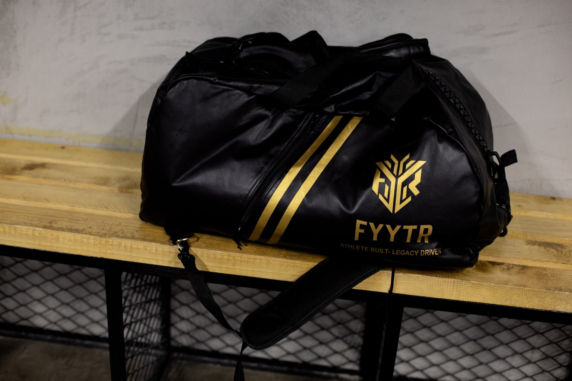 FYYTR training kit and a gym bag ringside